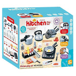 Set de Cocina Infantil de Juguete con 36 Accesorios y Comida