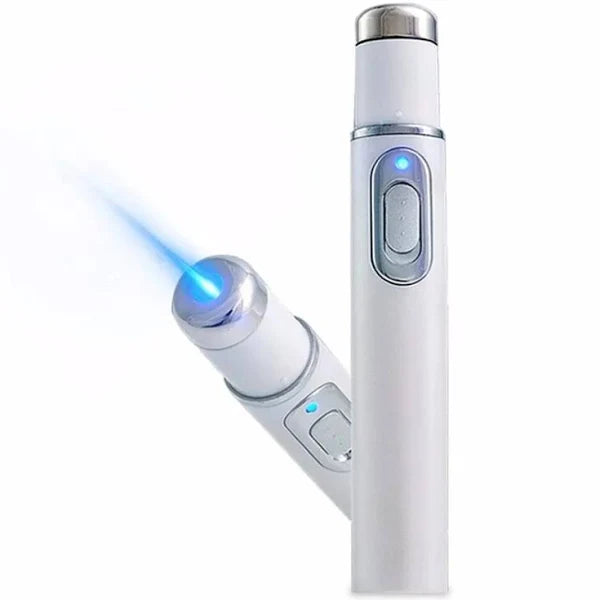 Lápiz de Fototerapia Facial 3 en 1 | Tratamiento Anti-Acné con Luz Azul y Calor Térmico