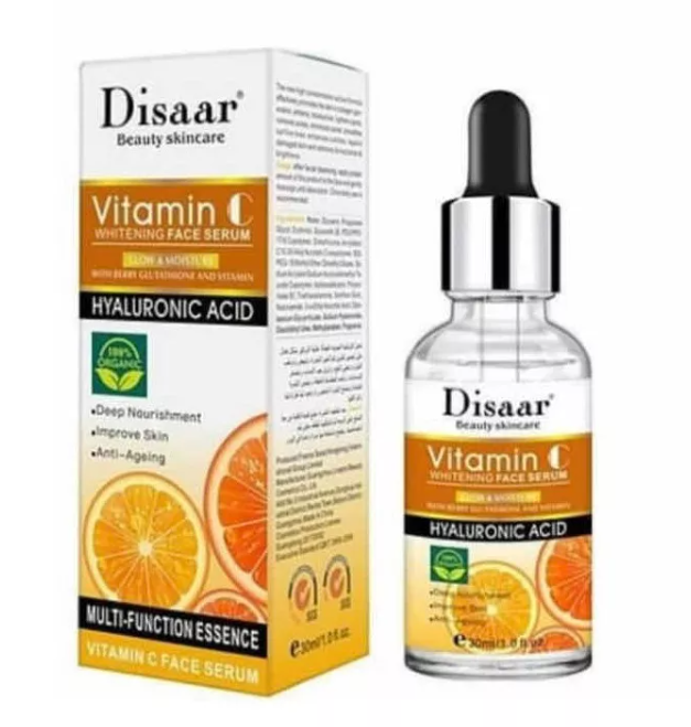 Sérum Facial Vitamina C + Ácido Hialurónico Disaar 30ml | Iluminación y Efecto Anti-Arrugas