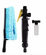 Cepillo para Lavado de Autos Premium | Cerdas Suaves, Dispensador de Jabón y Brazo Extensible