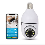 Cámara de Seguridad Inteligente Wifi 360° | Formato Ampolleta LED HD