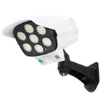 Foco Solar LED 360° Tipo Cámara de Seguridad | Iluminación con Sensor de Movimiento