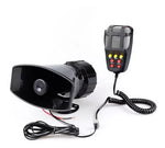 Sirena Altavoz con Micrófono Megáfono para Auto | Sistema de Emergencia Estilo Patrulla (12V)