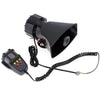 Sirena Altavoz con Micrófono Megáfono para Auto | Sistema de Emergencia Estilo Patrulla (12V)