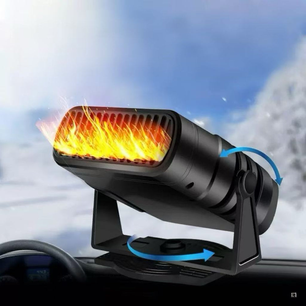 Calentador y Desempañador Portátil para Auto 12V | Climatizador 2 en 1 (Frío/Calor)