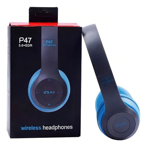 Audífonos Inalámbricos de Cintillo P47 Bluetooth 5.0 | Plegables con Micrófono