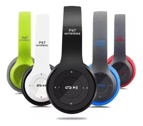 Audífonos Inalámbricos de Cintillo P47 Bluetooth 5.0 | Plegables con Micrófono