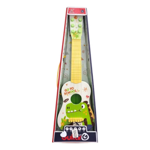 Guitarra Musical Infantil Diseño Dinosaurio | Primer Instrumento Educativo