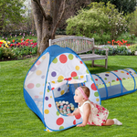 Carpa Túnel Infantil 3 en 1 con Piscina de Pelotas (260 cm)