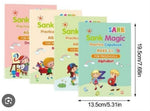 Set 4 Cuadernos Mágicos Montessori Reutilizables + Lápiz y 10 Repuestos