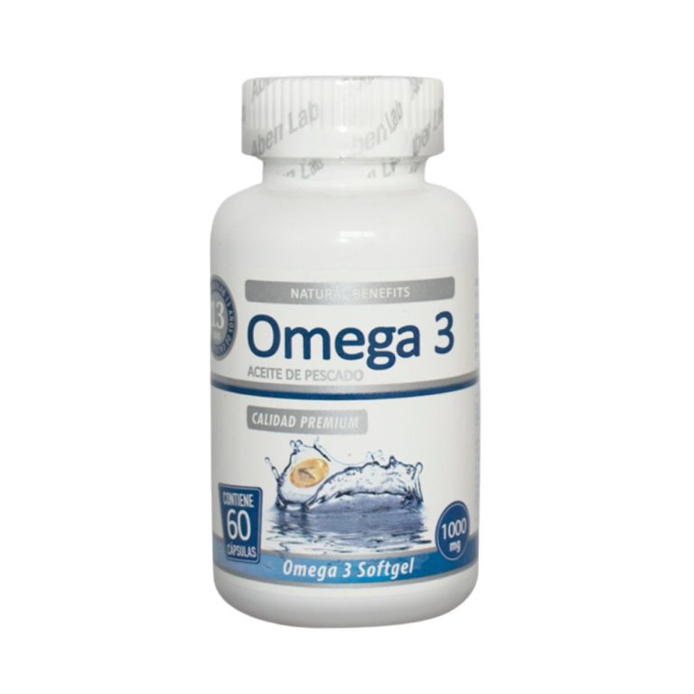 Omega 3 Premium 1000mg | Salud Cardiovascular y Concentración Mental