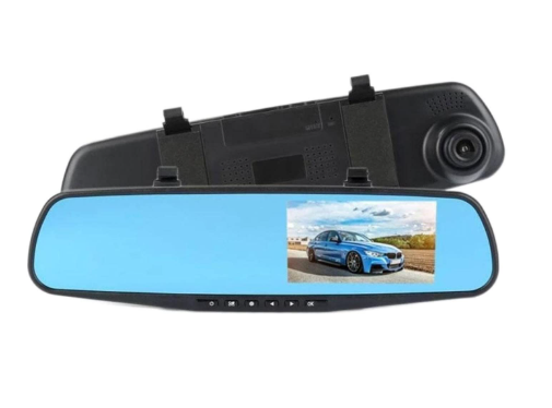 Espejo Retrovisor Auto DVR + Cámara de Reversa | Grabación Full HD y Sensor de Colisión