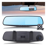 Espejo Retrovisor Auto DVR + Cámara de Reversa | Grabación Full HD y Sensor de Colisión