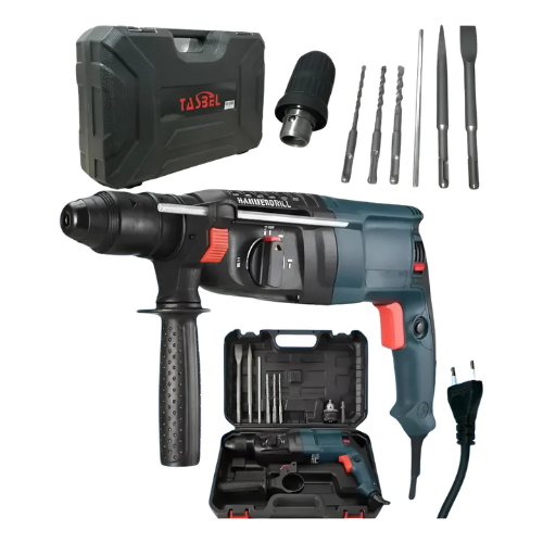 Taladro de Impacto Eléctrico 1050W para Concreto y Construcción Pesada (220V)