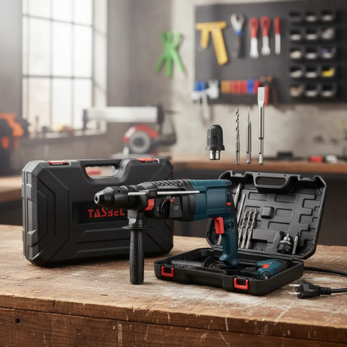 Taladro de Impacto Eléctrico 1050W para Concreto y Construcción Pesada (220V)