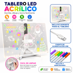 Pizarra LED Mágica Reutilizable | Aprende, Crea y Organiza