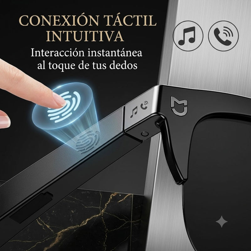 Lentes Inteligentes F-06 | Escucha Música y Atiende Llamadas Sin Sacar el Teléfono