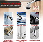 Set de Limpieza Eléctrico Giratorio 7 en 1