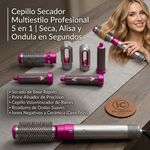Cepillo Secador Multiestilo Profesional 5 en 1 | Seca, Alisa y Ondula en Segundos